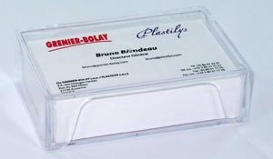 Plastic Business Card Box Picture